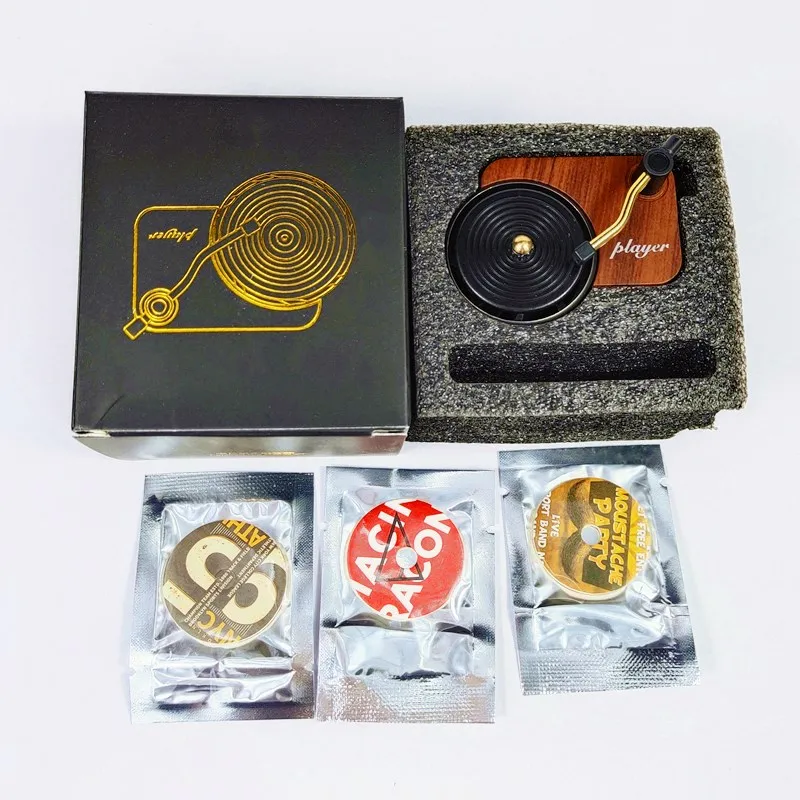 

Car Air Freshener Spin Phonograph Air Vent Outlet Aromatherapy Diffuser Perfume Clip Retro Car Accesories Interior Record Player