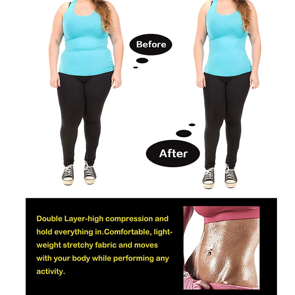 Heat Body Fat Waist Trainer for Women Hot Neoprene Sweat Vest Weight Loss Shaper Sauna Suit Slimming Belt | Женская одежда