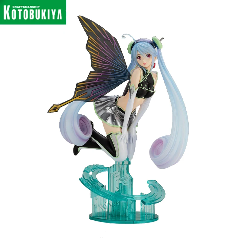 

Японские Мультяшные фигурки KOTOBUKIYA, фигурки с 4 листьями, компьютерная фея, аин Лейн, Бабочка, эльф, Подлинная кукла, персонаж аниме