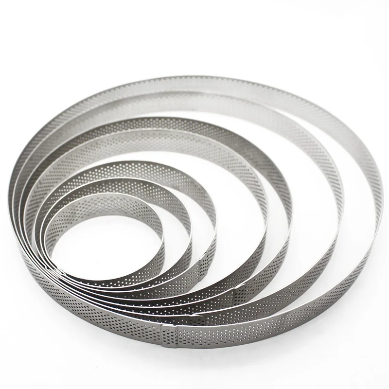 Круглое кольцо для торта из нержавеющей стали металлические кольца печенья