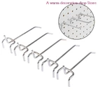 5 шт. 10 см панель крючков, перфорированная настенная стена для хранения, крепление гаража в мастерской