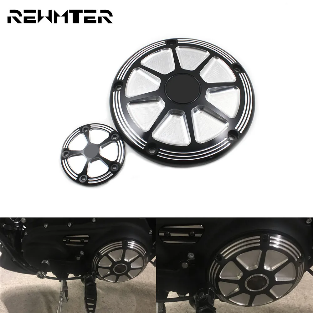 Крышка двигателя CNC для мотоцикла с таймером и Harley Touring Electra Street Glide Road King Softail Dyna Fat