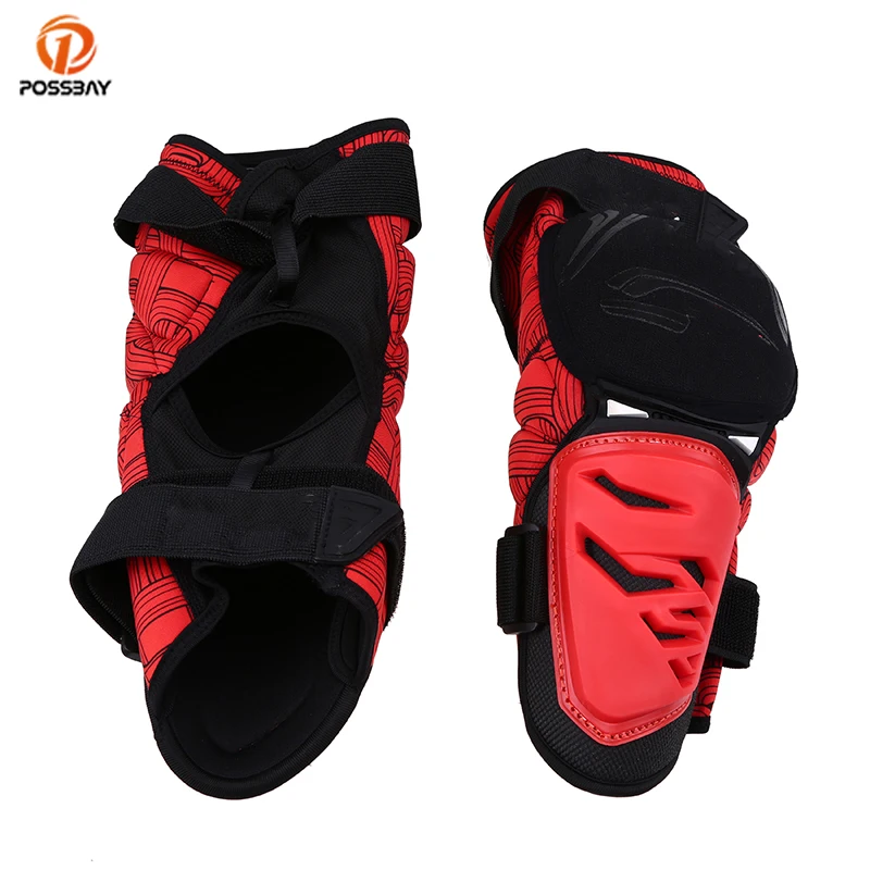 Наколенники POSSBAY красного желтого зеленого синего белого цветов защитное