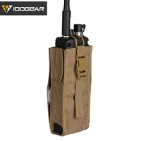 idogear tactical radio pouch for walkie talkie holder molle mbitr tri prc 148 prc152 outdoor hiking molle tool pouch durabl 3553
