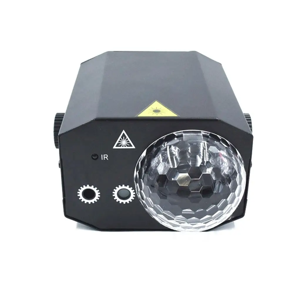 

16 Patterns LED Laser Stage Light Crystal Magic Ball Projector KTV DJ Disco Lamp Dazzling Laser Pattern Plus Rotating Style