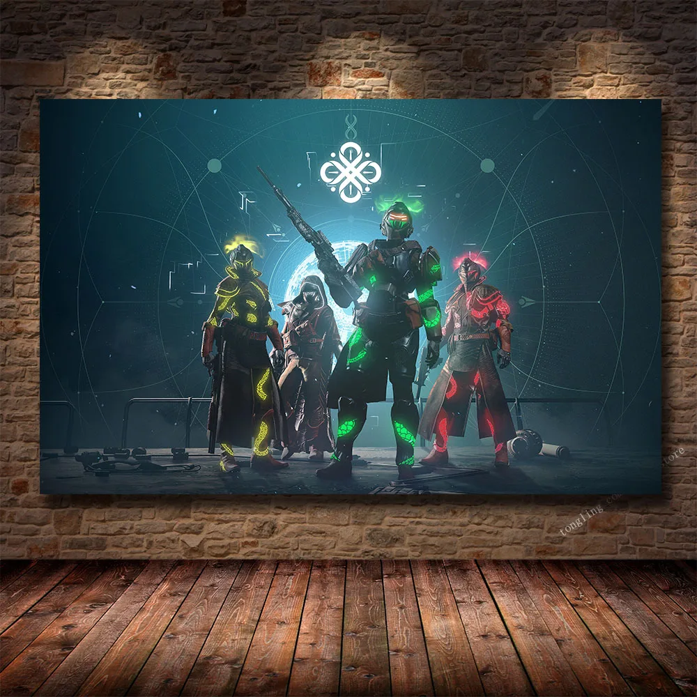 

No Framed Popular Online Games Destiny 2 Forsaken Posters Home Decoration Canvas Painting Wall Art Pictures for Kids Room Decor