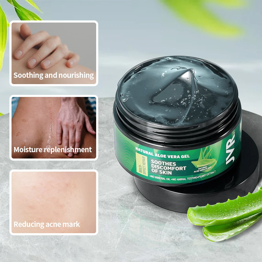 Натуральный успокаивающий гель с алоэ вера для ухода за кожей удаления акне