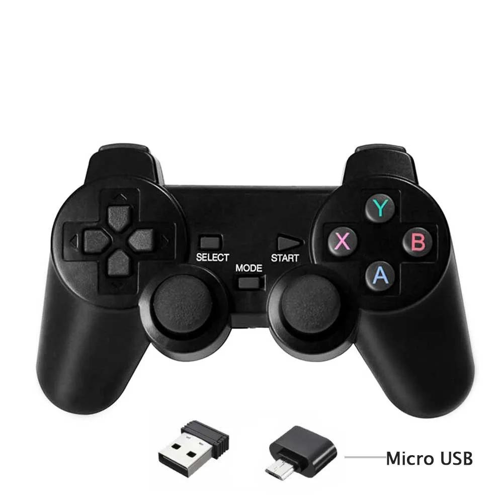 Only gamepad Rovtop 2,4G беспроводной геймпад пк для PS3 tv Box джойстик 2,4G джойстик игровой контроллер пульт дистанционного управления для Xiaomi Android - Цвет: Only gamepad