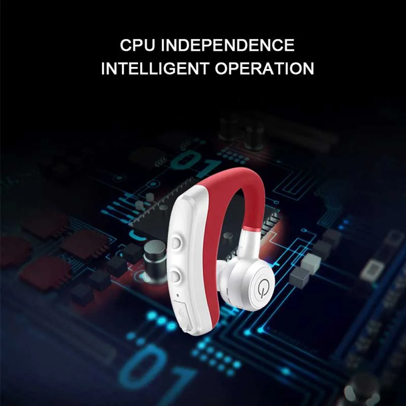 

K5 business Bluetooth headset noise cancellation voice control wireless headset driver sports headset for IOS Android Phones