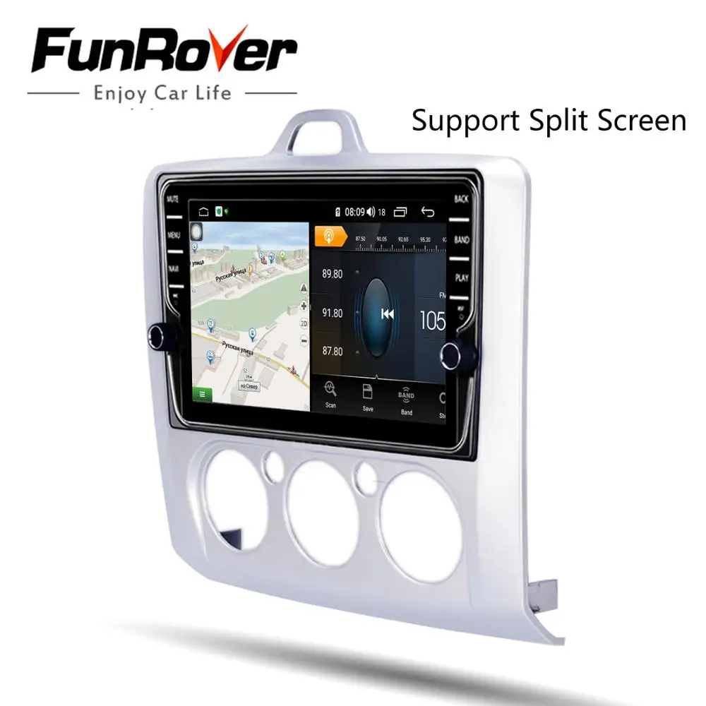 Funrover andriod 10 0 8 ядерный автомобильный Радио мультимедийный видео плеер навигация