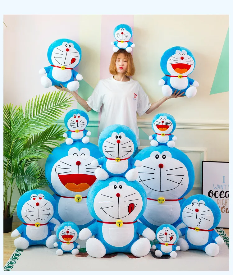 Горячая аниме 25 см Stand By Me Doraemon плюшевые игрушки CuteCat Кукла Мягкие животные Подушка Детские игрушки для детей Подарки фигурка Doraemon