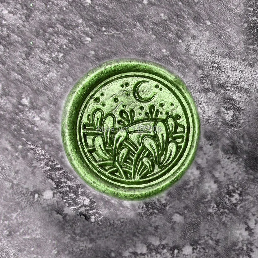 Конверты с изображением листьев и Луны звезд пригласительных штампов декор