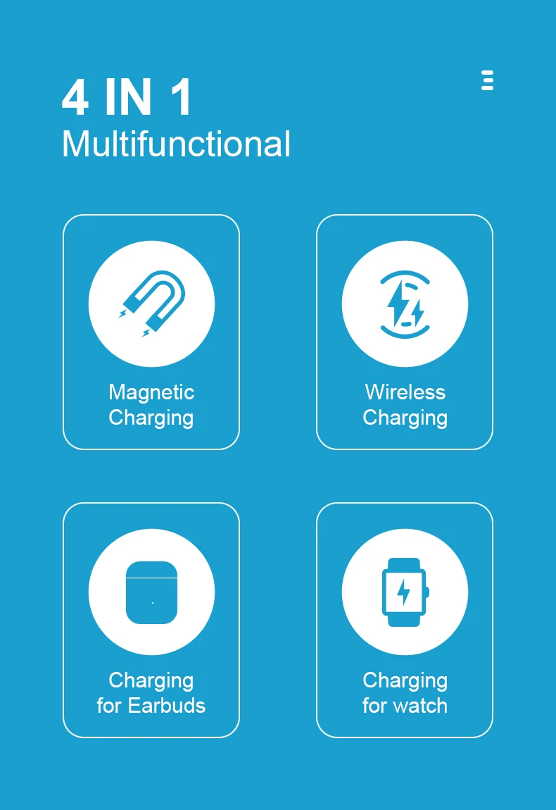 4 в 1 Магнитная зарядная док-станция Беспроводное зарядное устройство для Huawei P50 P40