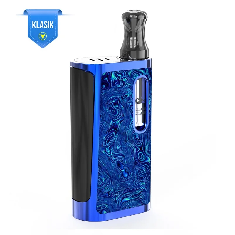 Испаритель 650 мАч Kangvape Klasik V2 коробка мод Vape комплект с 0,5 мл распылитель 510 нить электронная сигарета Vape ручка - Цвет: Синий