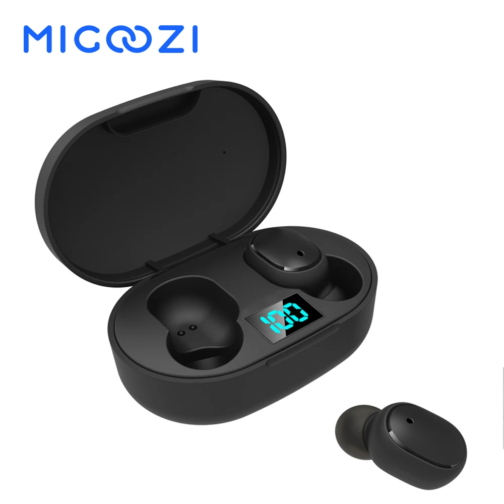 TWS стереонаушники E6S с поддержкой Bluetooth 5 0 и цифровым дисплеем|Наушники гарнитуры|