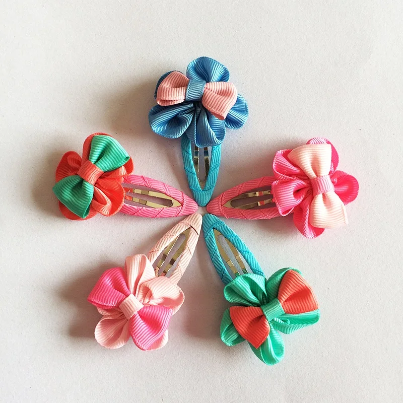 1 шт./лот заколки бабочка заколка с цветами Дети Детский зажим для волос повязка