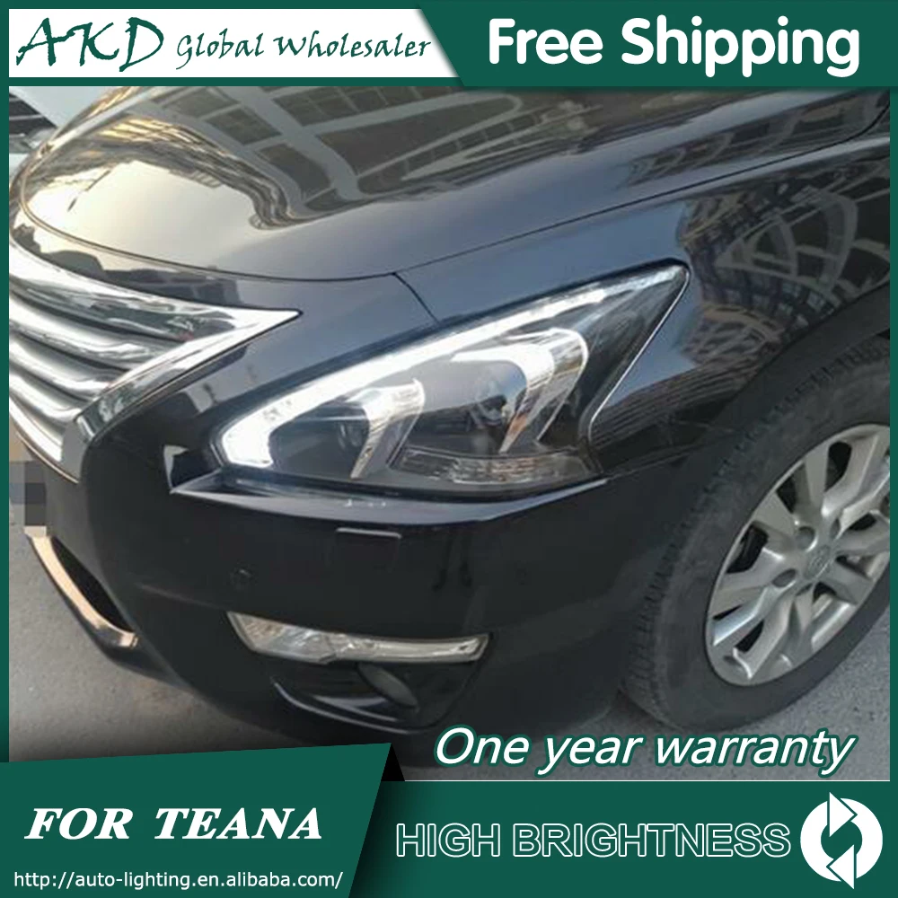 АКД Автомобиль Стайлинг для Nissan Teana фары 2013-2017 Новый Altima светодиодный DRL Bi Xenon