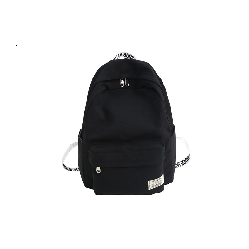 

Female Solid School Bag For Teenage Girls 2020 Nylon Travel Backpack Women Mochila Sac A Dos Ladies Laptop Rucksack Men Bag Pack