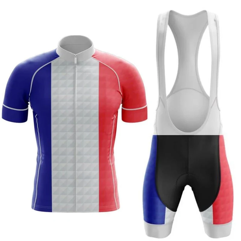 2021 Франция новая команда Джерси для велоспорта по индивидуальному заказу дорога