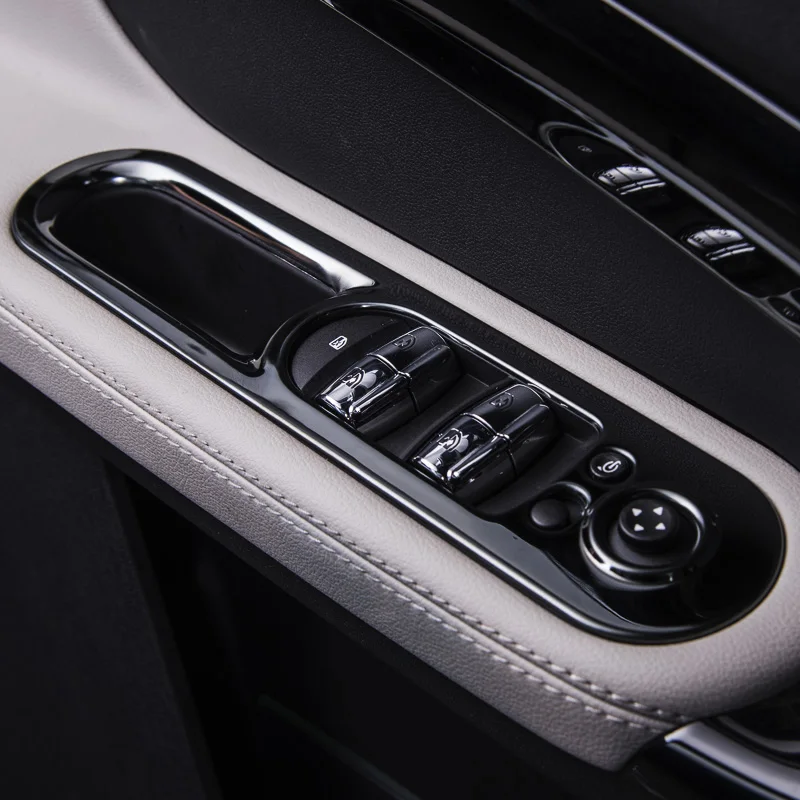 4 шт. нержавеющая сталь Автомобильный Дверной стеклоподъемник переключатель