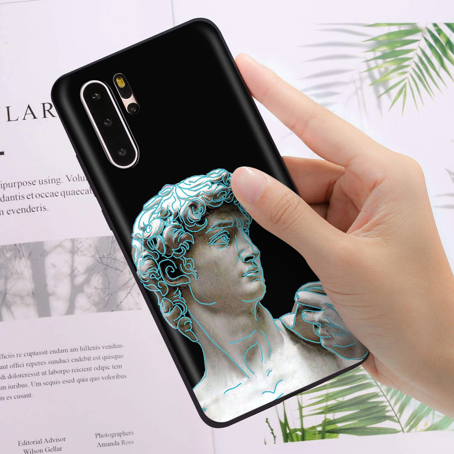 YIMAOC David Statue Silicone Case for Huawei Mate 30 20 Honor 10 8x Nova 3i 3 P30 Lite Pro | Мобильные телефоны и