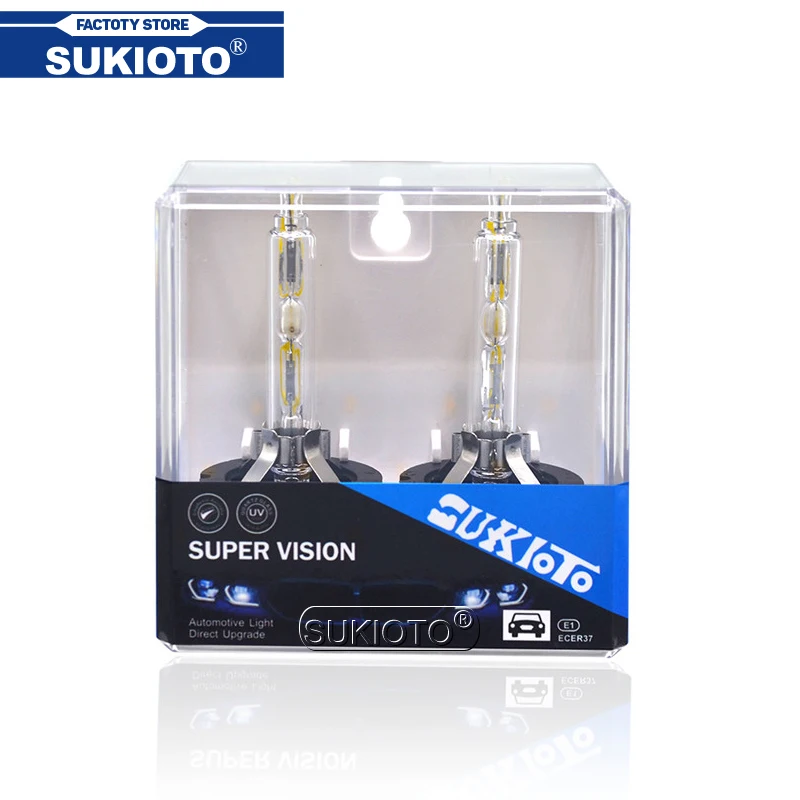 Новинка 2020 ксеноновые HID лампы SUKIOTO OEM 55 Вт D2S D2R D4R D4S быстрая яркость 5500K D2 D4