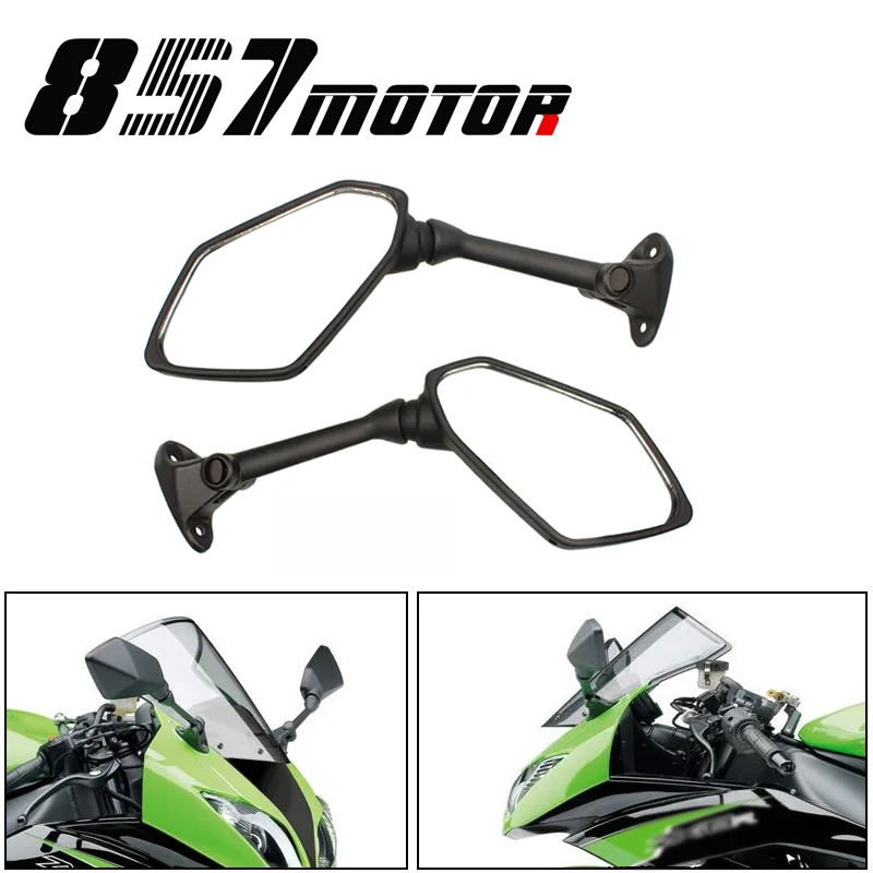 

For Kawasaki ZX6R ZX-6R ZX 6R 636 ZX636 ZX-636 2009 2010 2011 2012 Motorcycle Accessories Side Mirror Rearview Rear View
