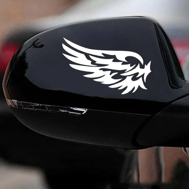 

Car Sticker 2X Angel Wings Lovely Reflective Fashion Rearview Mirror Motorcycles Exterior Accessories Vinyl Decal,14cm*7cm