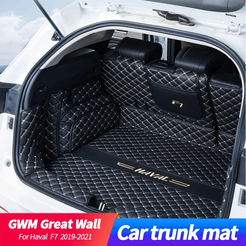 

TPE Trunk Frunk Mats For GWM Great Wall Haval F7 2019 To 2021 Year All-Weather Cargo Liners Car Boot Lower Compartment Cover