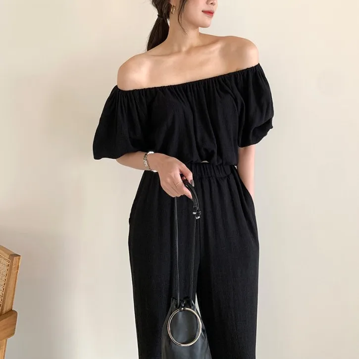 

2 Piece Sets Womens Outfits Spring Blouse Women Shirt Long Sleeve High Waist Pants Wide Leg Womens Trousers Two Piece Set Office