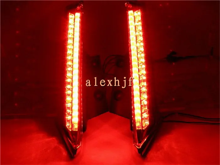 July King/Автомобильные светодиодные задние тормозные огни с красным корпусом лампы