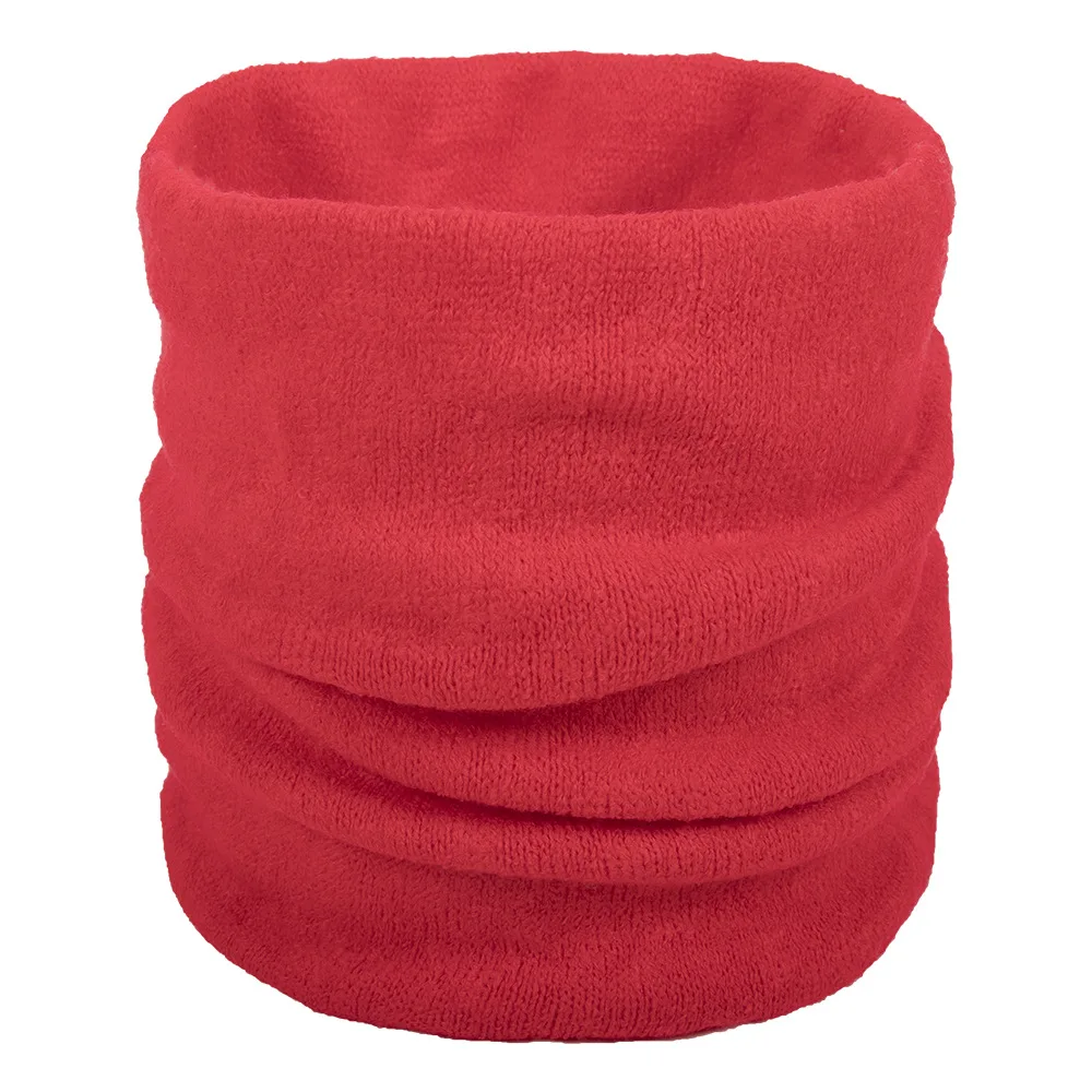 Зимние вязаные шарфы для детей шарфы-кольца мальчиков и девочек детский шейный