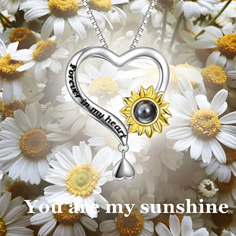 Женское Ожерелье с подсолнухом You are my sunshine модное свадебное ожерелье надписью I