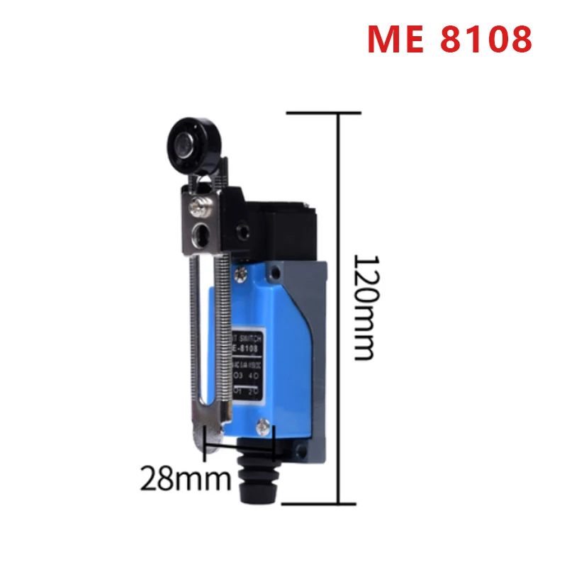 ME Series концевой переключатель поворотный Регулируемый роликовый рычаг