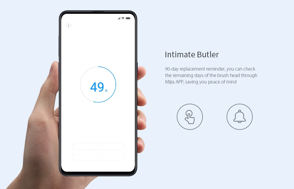 Xiaomi Mijia, чувствительные зубы, звуковая электрическая зубная щетка, головка с двойным наконечником, тонкая мягкая зубная щетка для 111 T500/T300, 3 шт