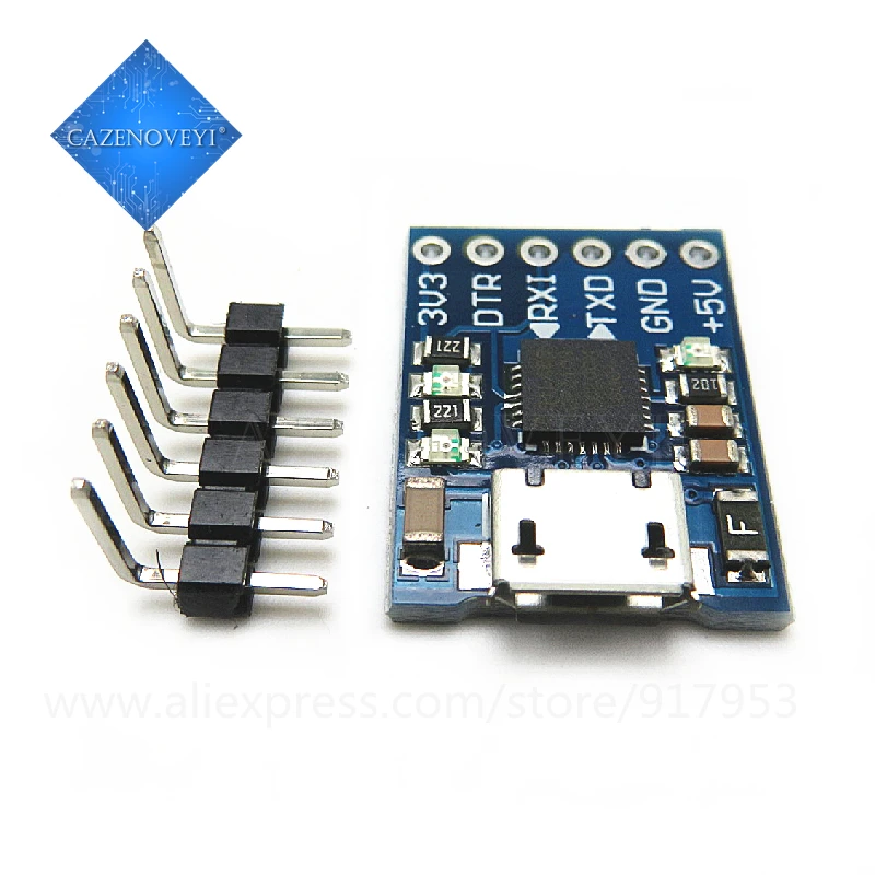 1 шт. / Лот 6Pin CP2102 MICRO USB a UART TTL Modulo Convertitore Seriale UART STC Sostituire FT232 в наличии