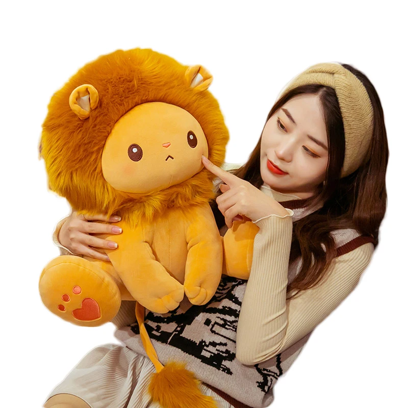 25/40cm High Quality Cute Sitting Lion King Plush Toy Cartoon Stuffed Animal Doll Soft Pillow Childlren Birthday Christmas Gift | Игрушки и