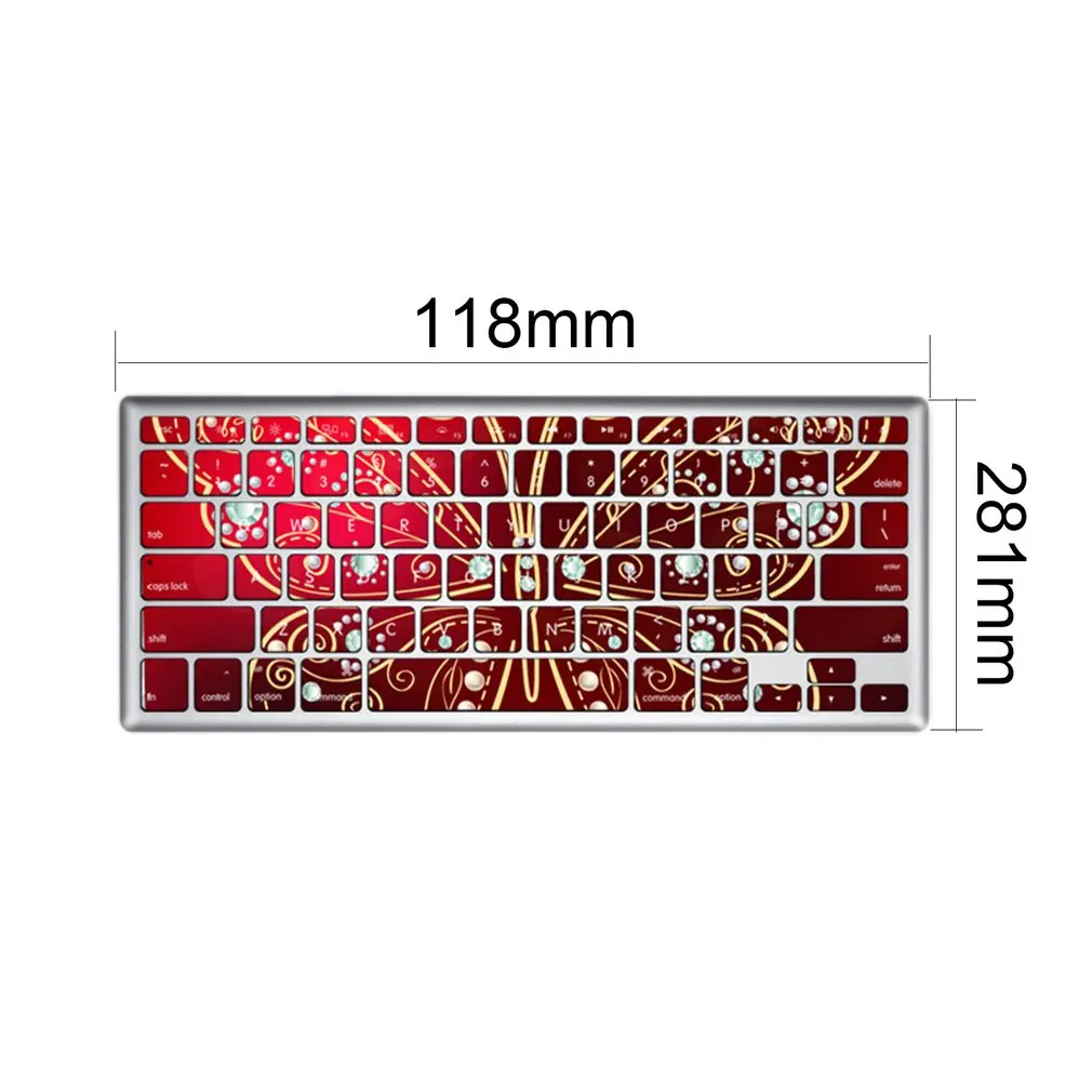 Ультра тонкий прочный Чехол для клавиатуры Пылезащитная пленка наклейки кожи