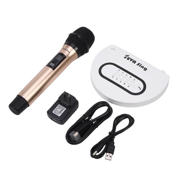 

High Quality Smart Home Wireless Player Portable Media Micro Karaoke Microphone Set