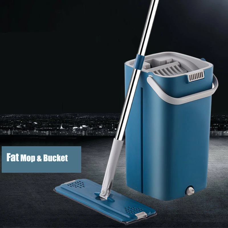 Швабра с ведром вращающаяся швабра магическим напылением для уборки дома и 2020 |