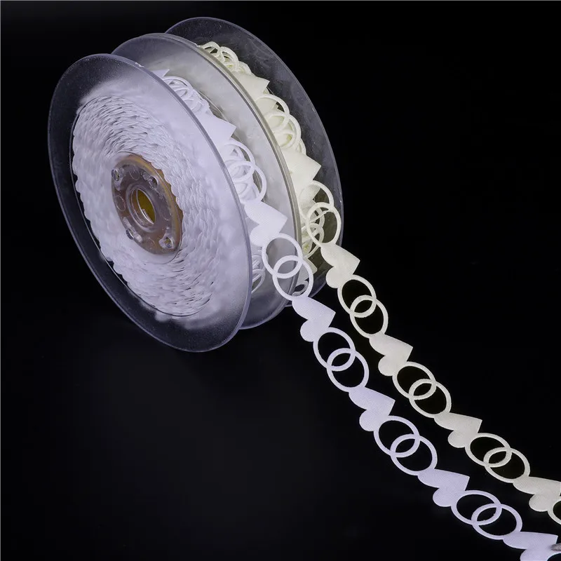 

5m/lot 20mm Double Ring Heart Embossing Ribbon for Wedding Valentine's Day Decorations Bouquet Gifts Packing DIY Crafts Ribbons