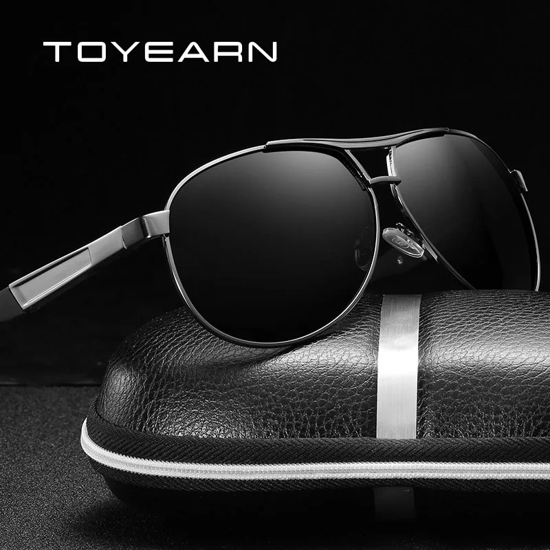 Classic Vintage Polarized Pilot Sunglasses Men Fashion Brand Designer Goggle Driving Mirror Lens Sun Glasses For Male UV400