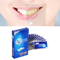 7 pairs14 pairs gel teeth whitening strips oral hygiene care double elastic teeth strips whitening dental bleaching tools