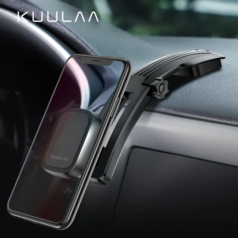 KUULAA магнитный автомобильный держатель для телефона для iPhone samsung складной держатель для мобильного телефона для приборной панели Автомобильный держатель Подставка