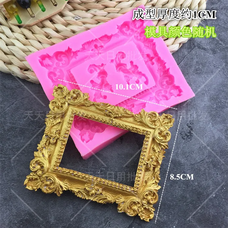 Полимерная рамка для пластилина силиконовые формы конфет фоторамка инструменты