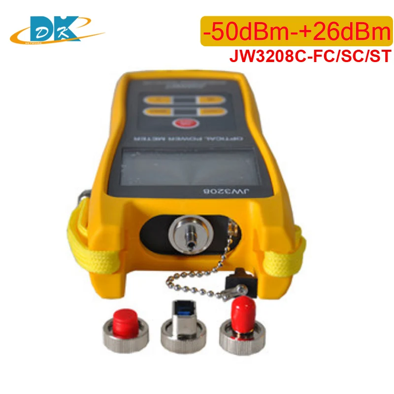 

Handheld Fiber Optic Power Meter JW3208 -50dBm~+26dBm power miter fibra optica 2.5mm FC/SC/ST optical power meter