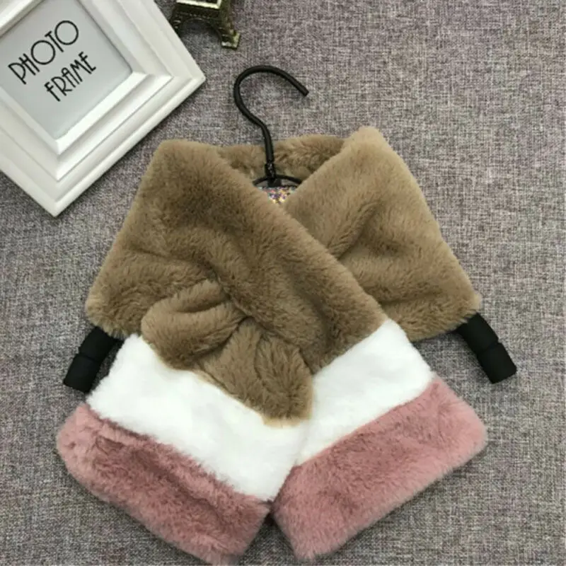 New Fashion Women Ladies Scarves Plush Warm Winter Wool Blend Scarf Soft Wrap Shawl Black Gray Pink White |