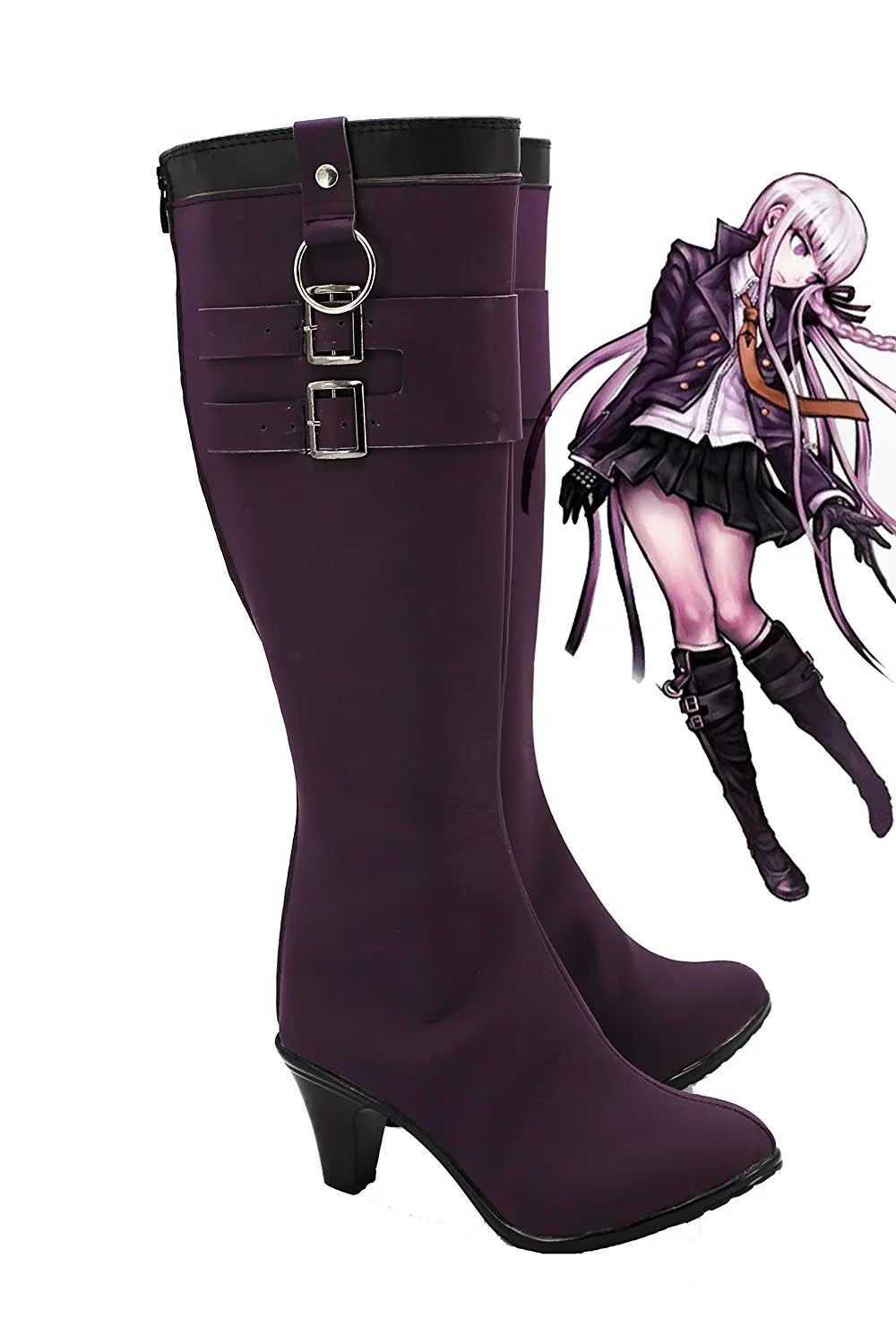 

Danganronpa: триггер счастливого Хаоса Kyoko Kirigiri косплей ботинки обувь на высоком каблуке изготовленные на заказ