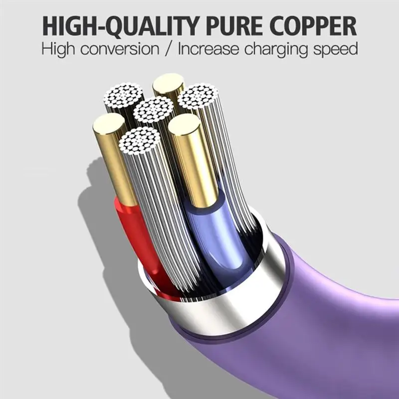 

Liquid Silicone Charging Cable Quick Charge Micro USB Type-C Data Cord for iPhone Lightning Samsung Huawei Xiaomi