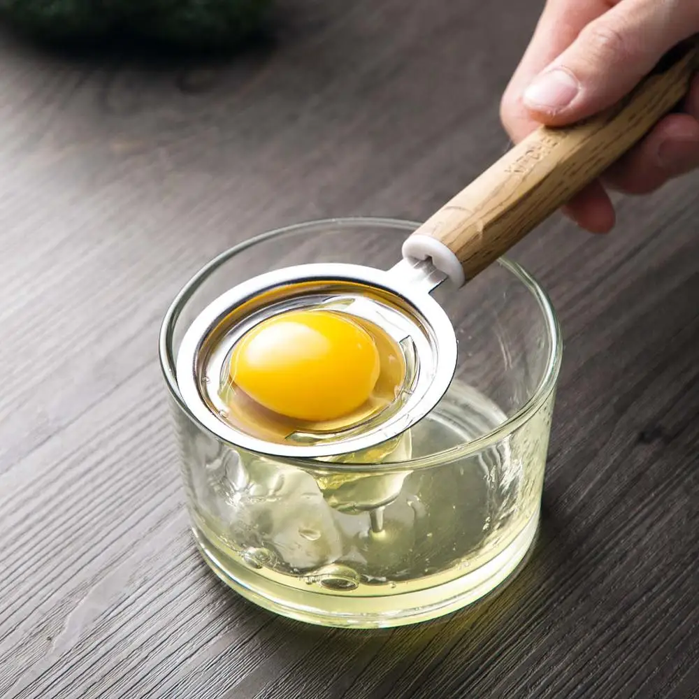 1 шт. Бытовая нержавеющая сталь белый яичный желток разделитель кухонный гаджет